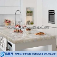 artificial table quartz countertop white sparkle quartz stone countertop