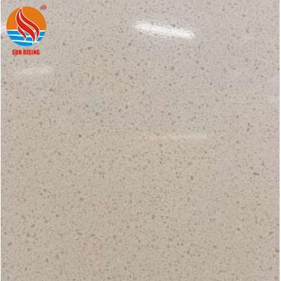 Cheap Price Epoxy Resin Beige Quartz Stone Slab Price