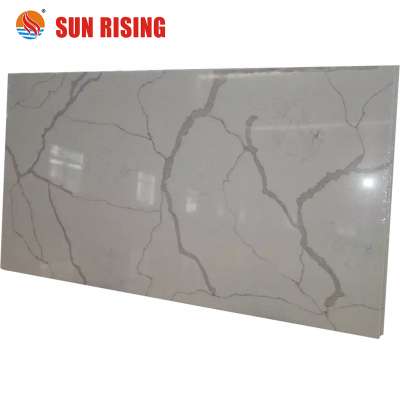 Hot Sales Artificial Stone Calacatta White Quartz Slabs